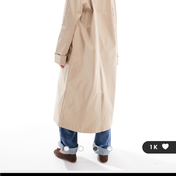 ASOS Tan Trench Coat - Picture 3 of 6